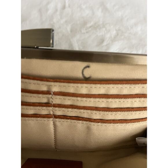 hobo international Women’s Clutch Handbag Champagne Gold Brown - Picture 15 of 16